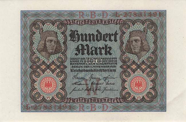100 Mark 1920
